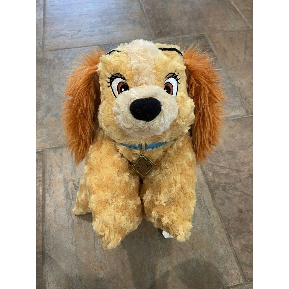 Disney Parks Dream Friends Lady and the Tramp Dog 20 Inch Pillow Pet Plush CLEAN